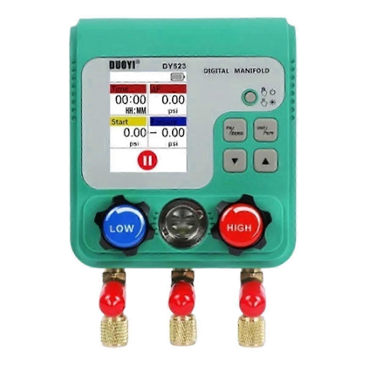 0-6000Kpa Refrigeration HVAC Temperature Tester Digital Manifold Gauge Meter Vacuum Meter Refrigera