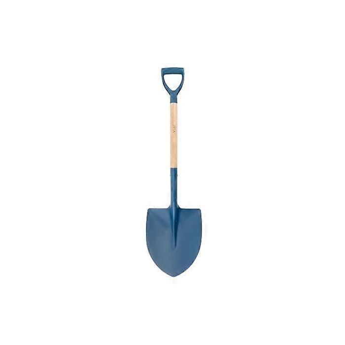 Pointed shovel with ring handle - GENERIC - VT5013A - Reinforced steel plate - Dimensions 290x1030x150mm