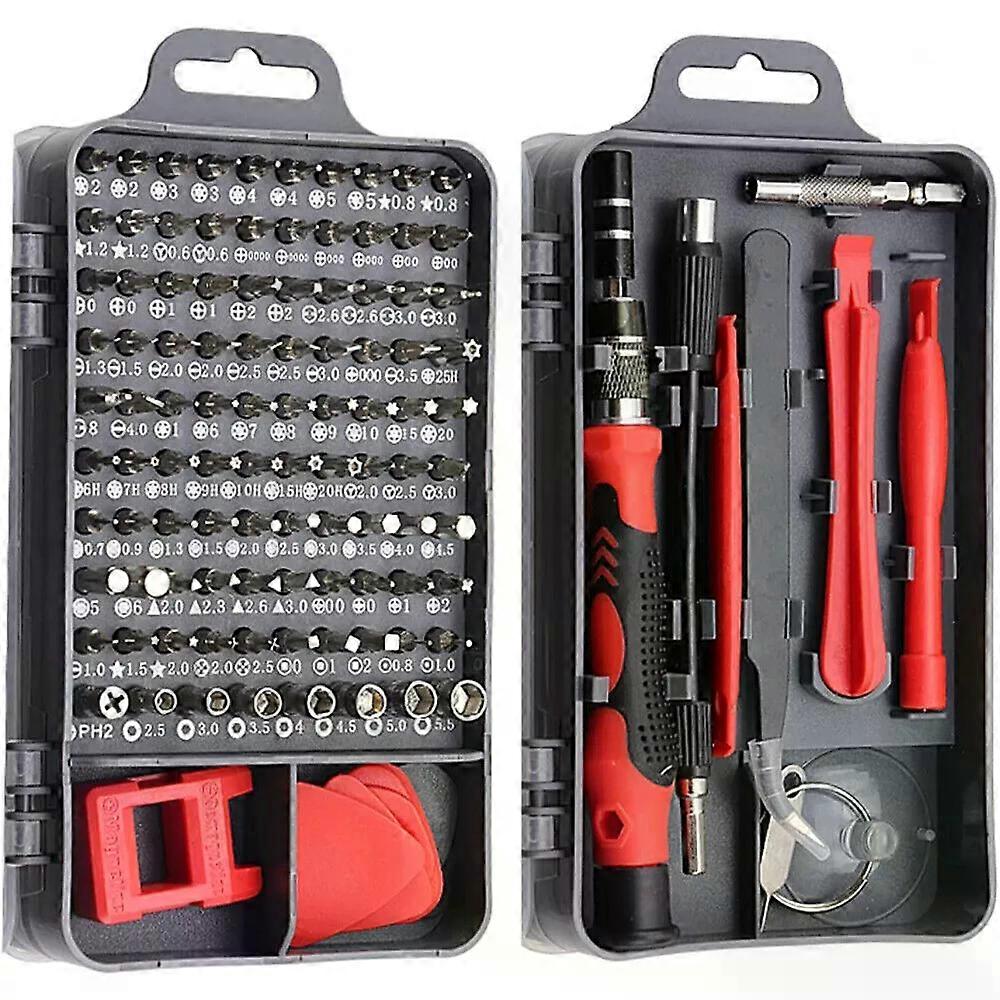 115 in 1 Precision Mechanic Screwdriver Set For PC Mobile Phone Glasses Watch Tool EN