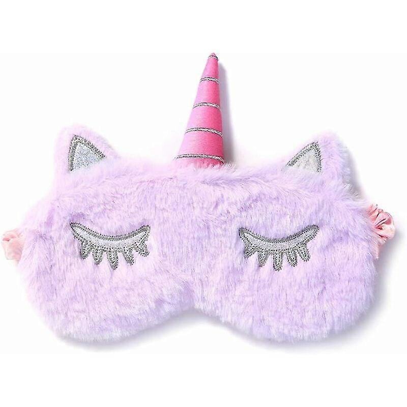 Sleep Mask, Soft Plush Material, Comfortable Elastic Straps