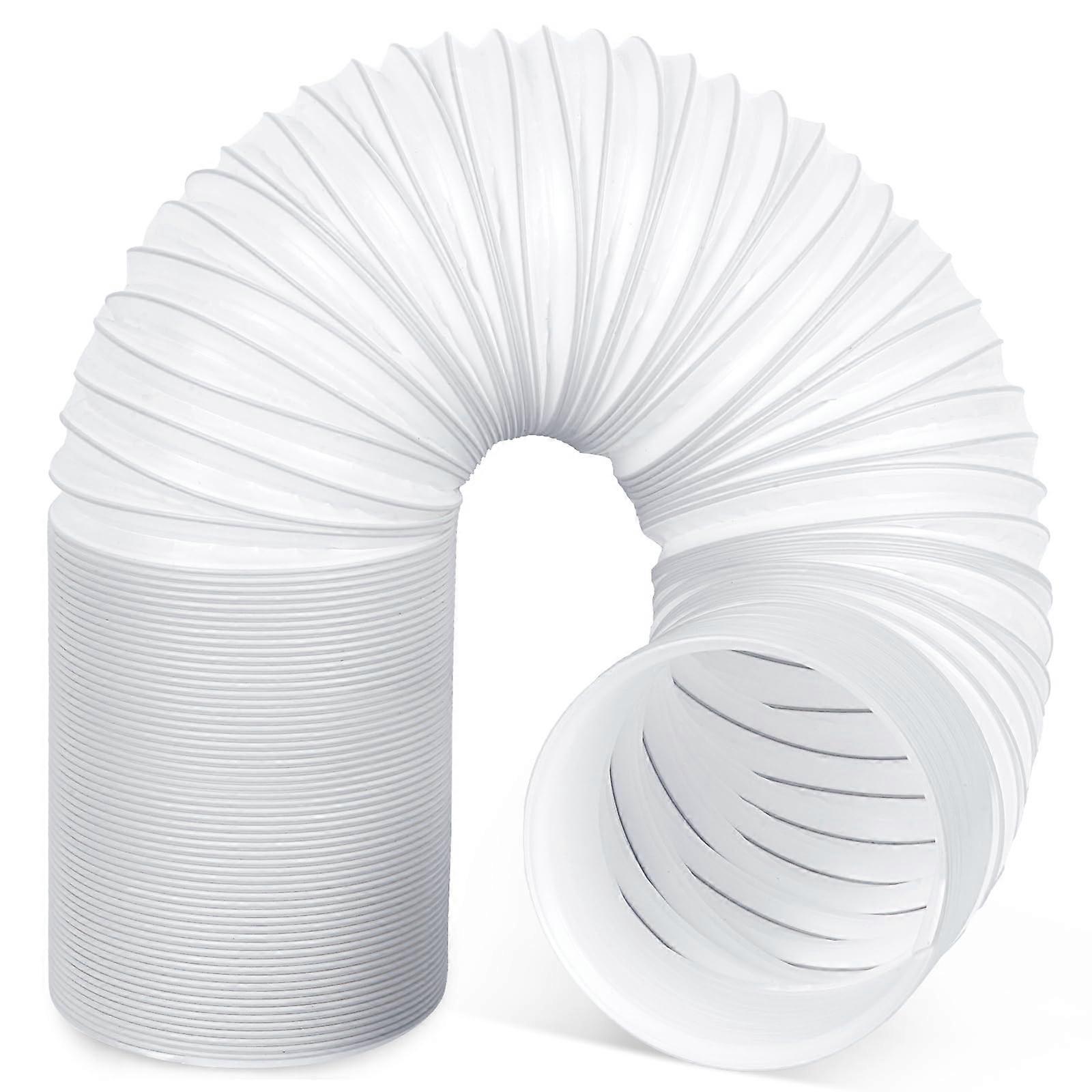 Portable Air Conditioner Hose 5.1 Inch Diameter, 80 Inch Length, Counter Clockwise Thread, AC Exhaust Vent Hose Kit