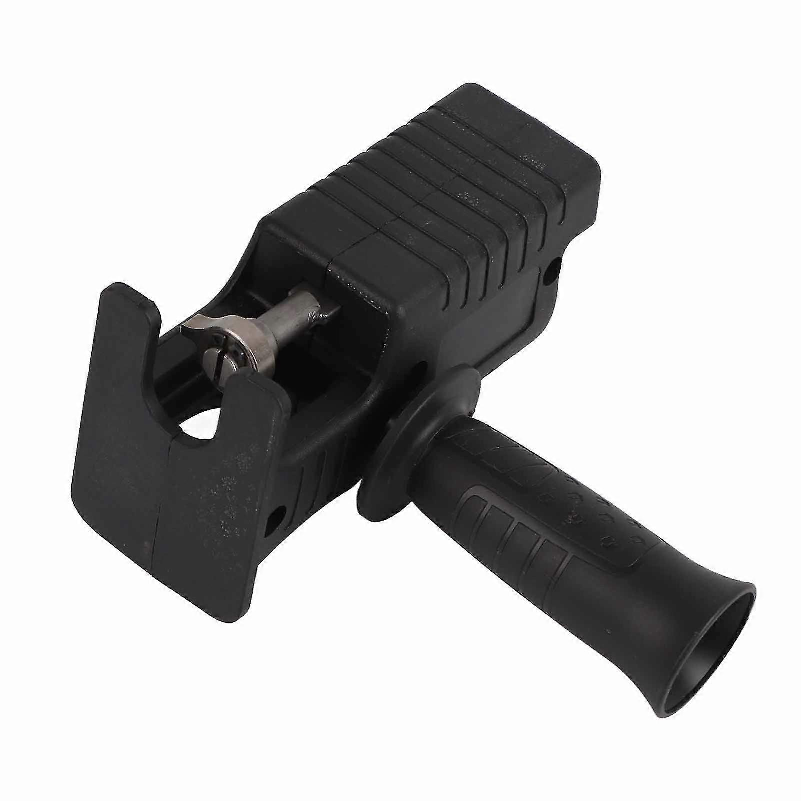 Electric Drill to Saw Adapter Tight Connection Chainsaw Conversion Head with 3 Saws Black