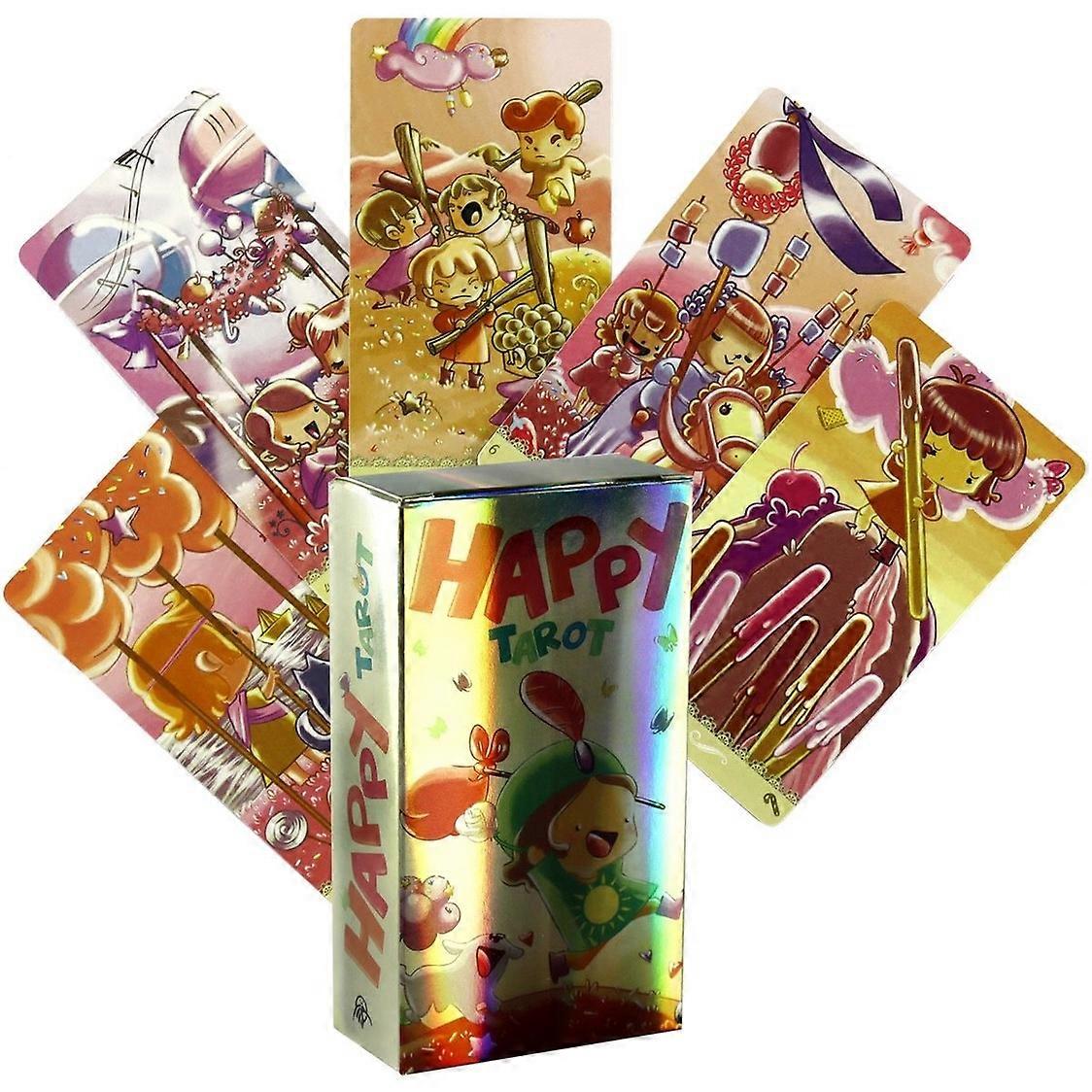 Happy Tarot Deck: Easy Tarot Cards for Beginners &amp; Reading