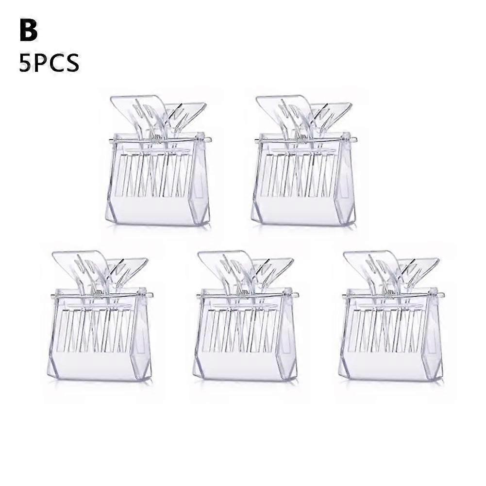 5pcs(B)$Transparent clip cage material odorless/plastic cage beekeeping tools