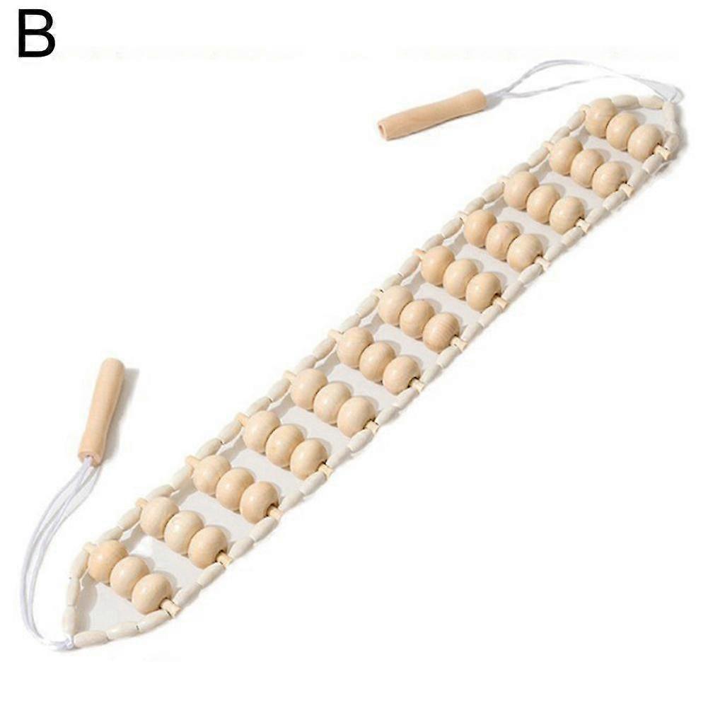 Pull Back Wooden Massager Relieve Muscle & Cervical Spine Tension and Pain