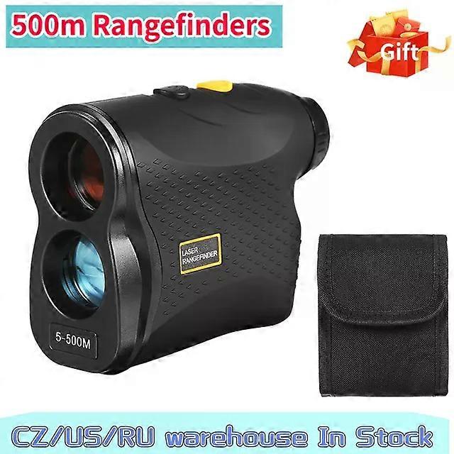 Golf Rangefinder Laser Distance Meter hunting 600m Tape measure Speed Tester Golf Slope Adjusted Mode Flag-Lock Telescope