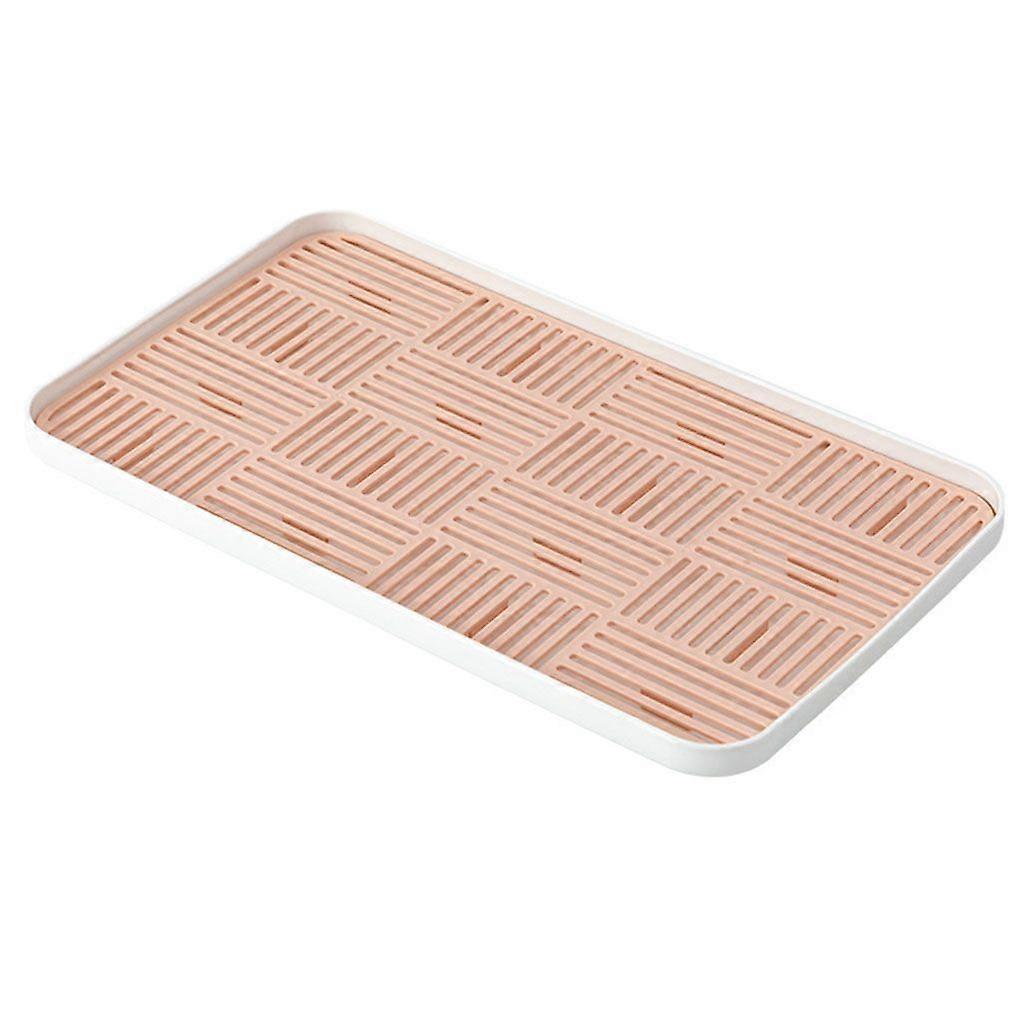 Durable Tableware Drain Tray Two Tiers Design Mesh Hollow Above Drain Easily