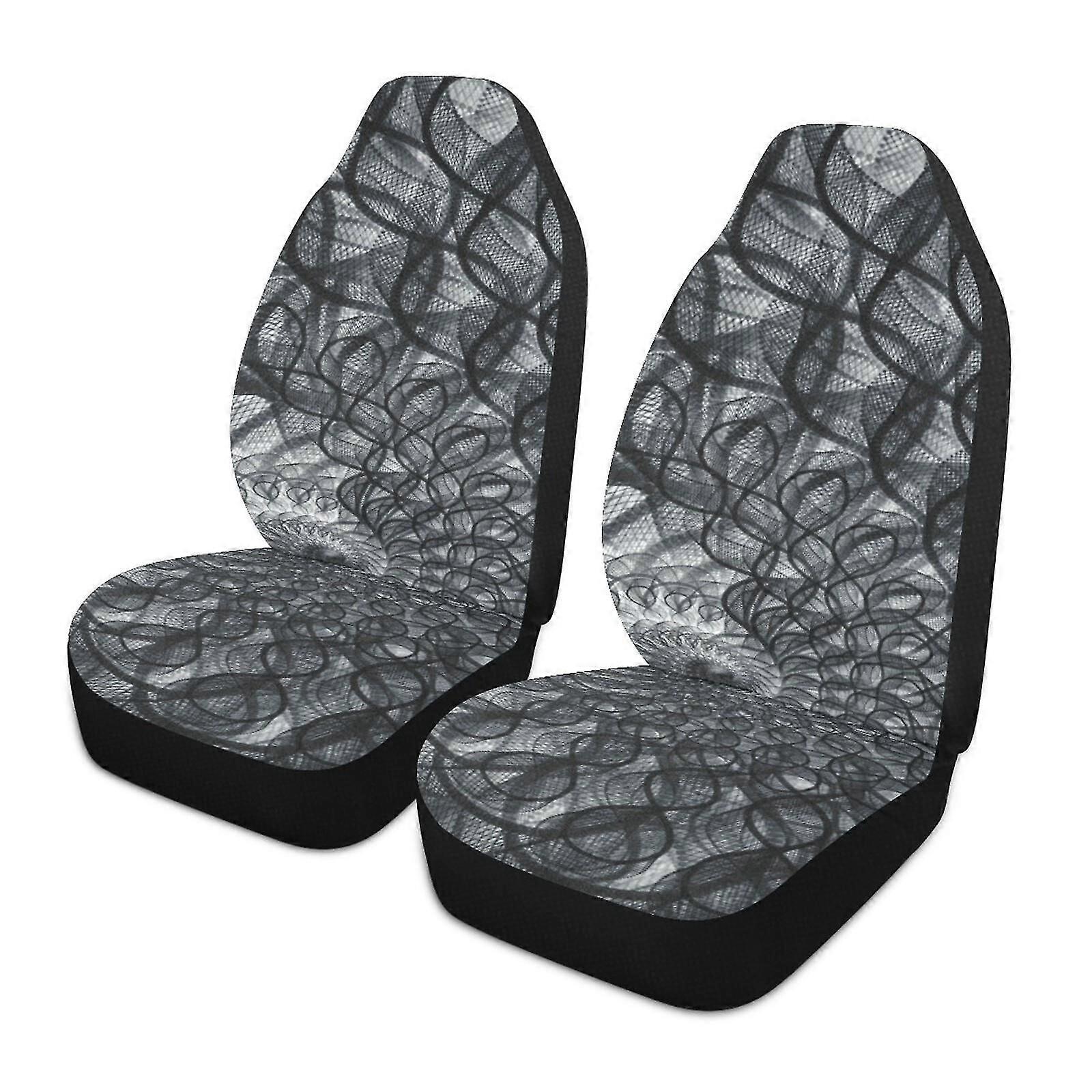 غطاء مقعد السيارة مضحك المعين المطبوعة مقعد السيارة غطاء مقعد السيارة قطعتين مجموعة 4- 4 48132cm