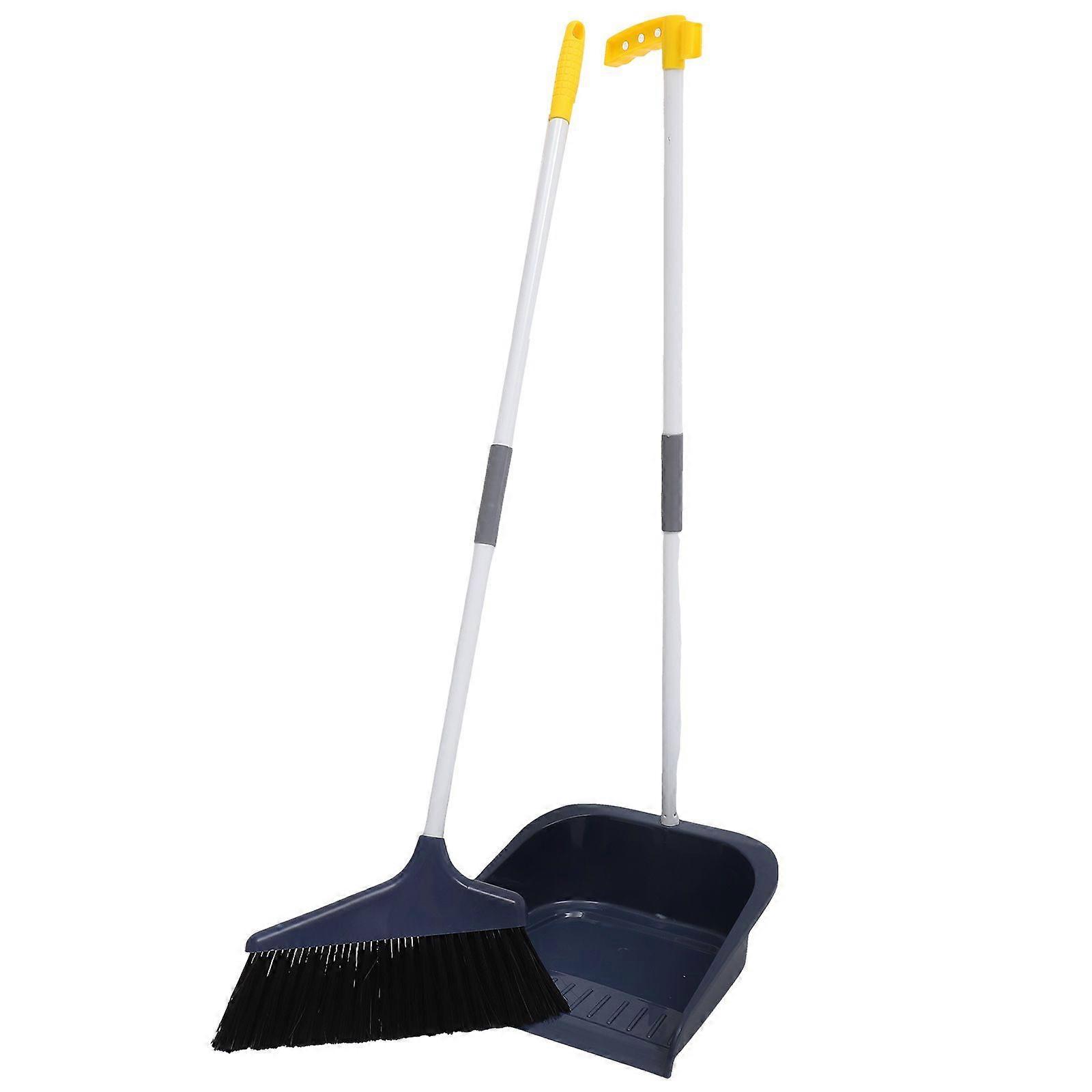 1 Set of Broom and Dustpan Set Heavy Duty Dustpan Broom Set Floor Cleaning Broom Dustpan Set