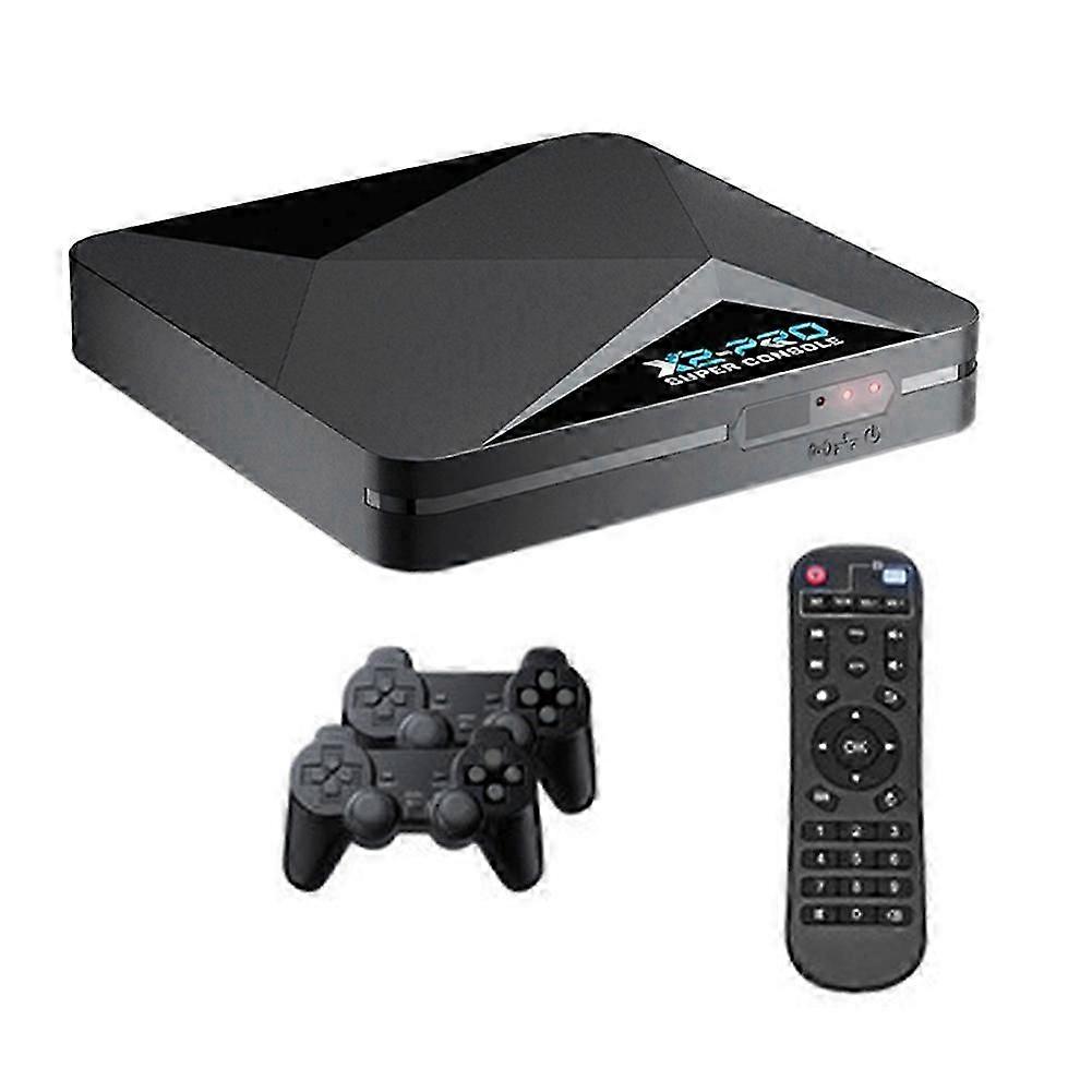 Super Console X2 Pro Retro Smart Game Console Box TV Box 4K HD Classic Video Game Console Game Box 64G EU PLUG