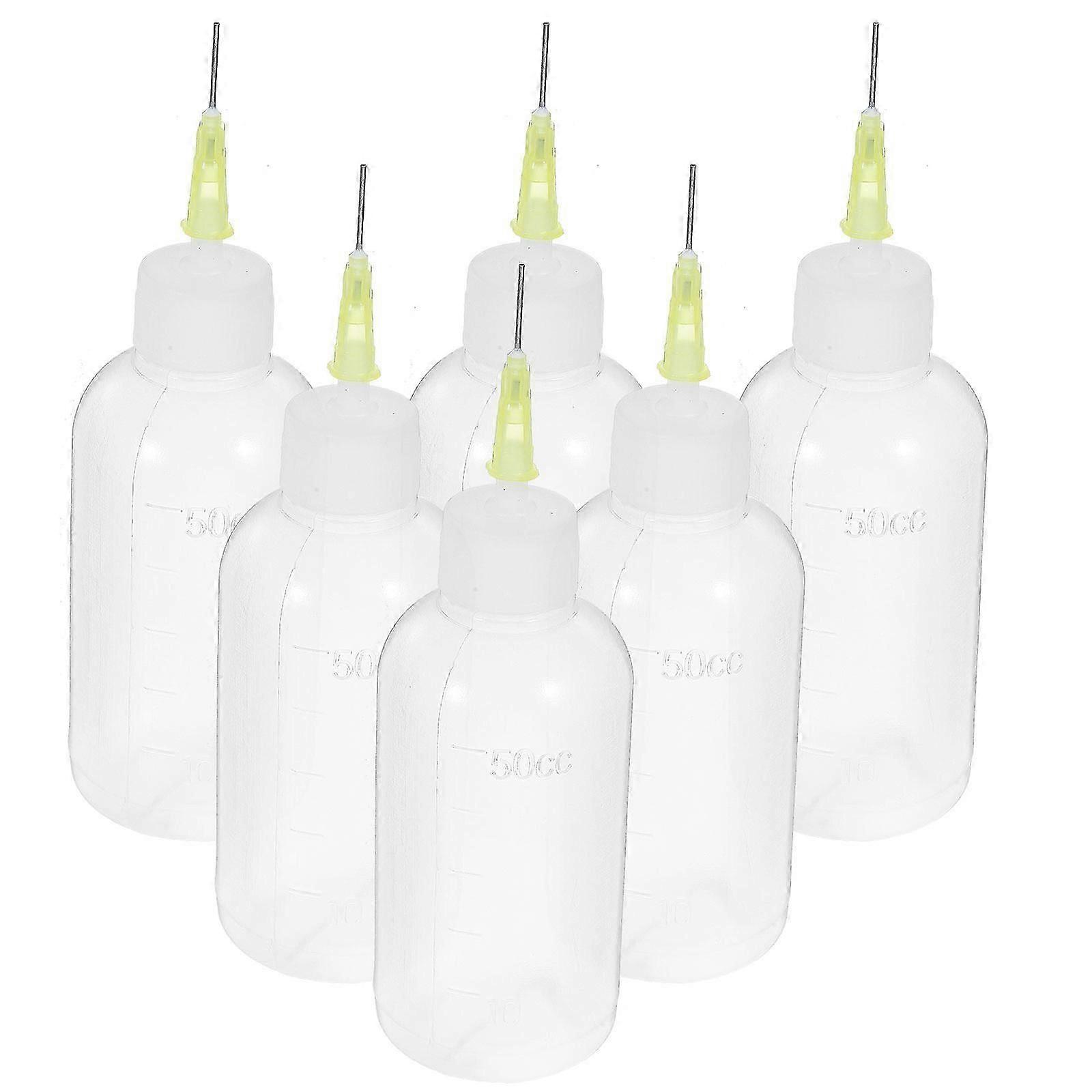 6 pcs Precision Tip Applicator Bottle Needle Tip Glue Bottles Glue Applicator Bottles