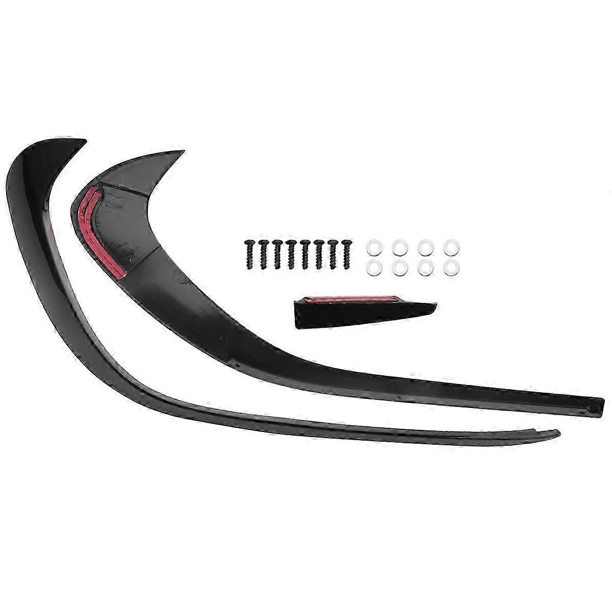 1Pair Front Bumper Side Air Knife Splitter Spoiler Trim for A Class W176 A180 A200 A220 A250 A45 20