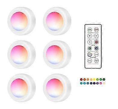 6 Pack LED Spotlights with Remotes - Best in Test