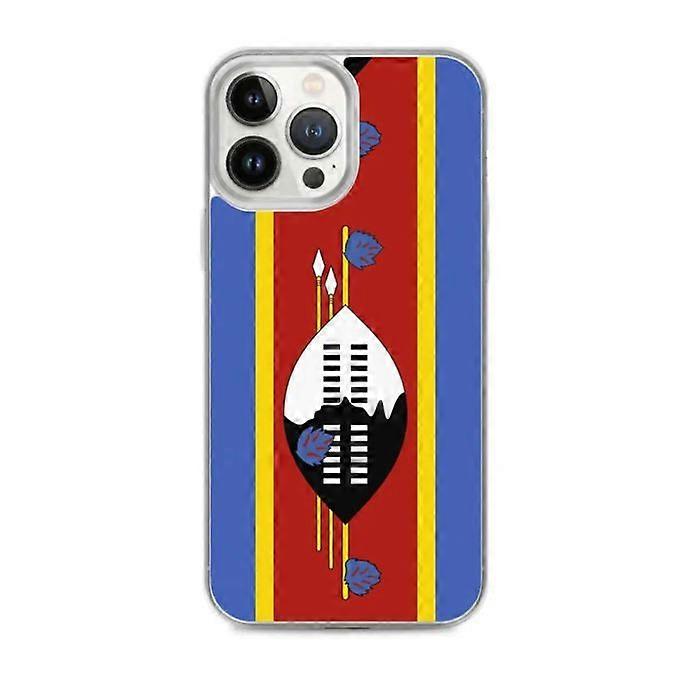 iPhone Case - Eswatini - Flag - Flexible - Multicolored - Transparent TPU
