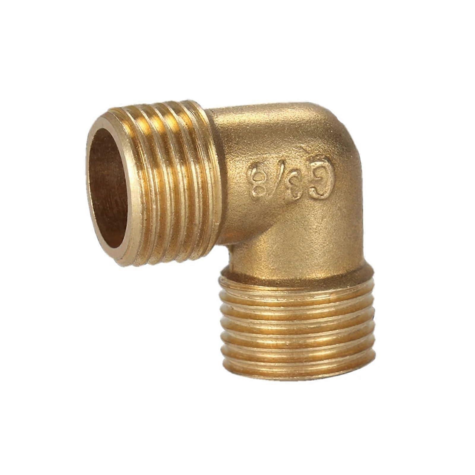 High Copper Tee Joint Elbow Set - Inner & Outer Screw Design, Durable 1pc 1-Inch Fitting for Plumbing Systems