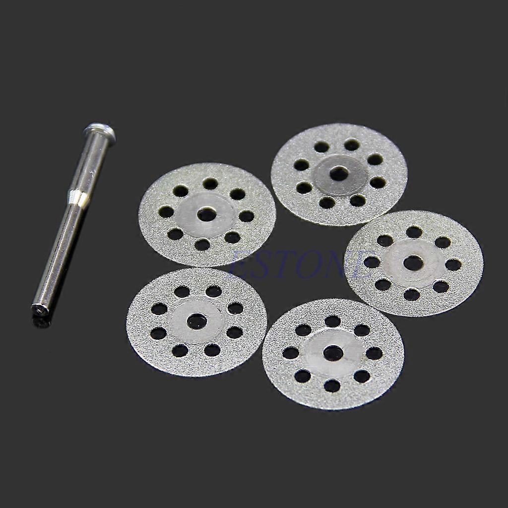 5PCS Mini for Sharp 22mm Tools With A Rod Rotary Diamond Cutting Discs Disks