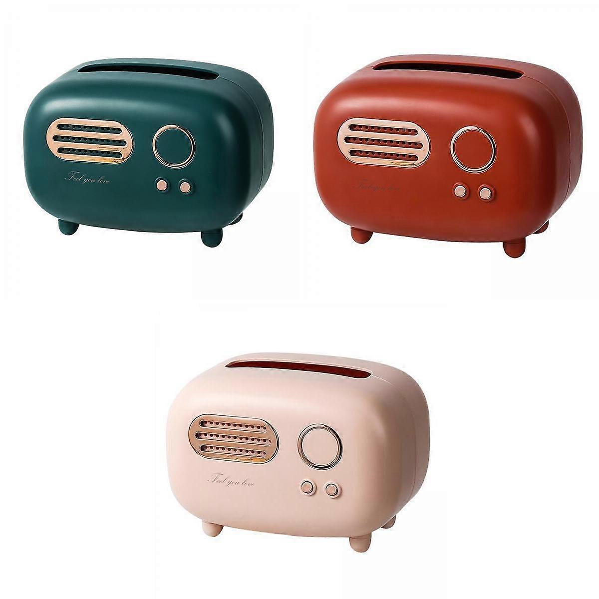 3x Tissue Box Covers Rectangle Holder Case Napkin Dispenser