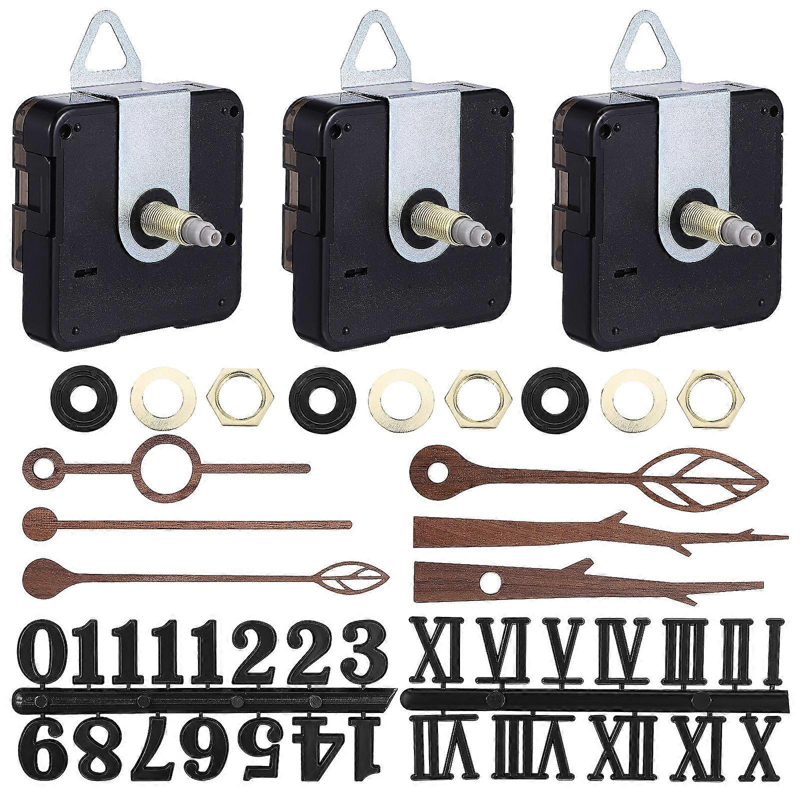 1 Set Clock Mechanism Clock Replacement Mechanism Clock Kit Clock Parts Clock Hands Clock Motor Clock Movement