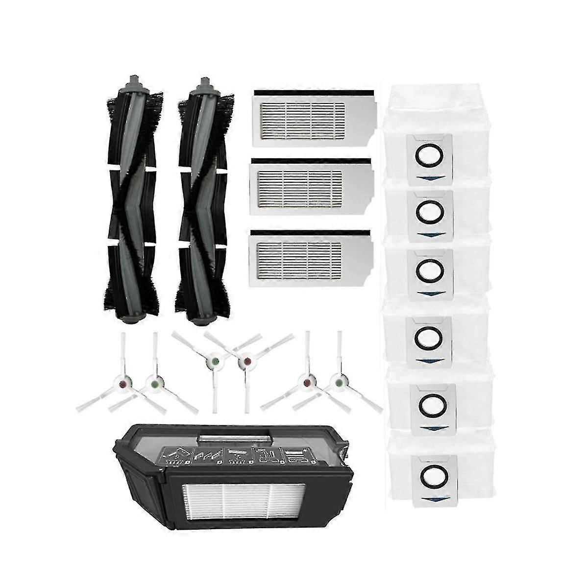 For Deebot X1 Omni T10 Turbo Vacuum Cleaner Robot Filter Main Side Brush Dust Box Spare Parts Acces