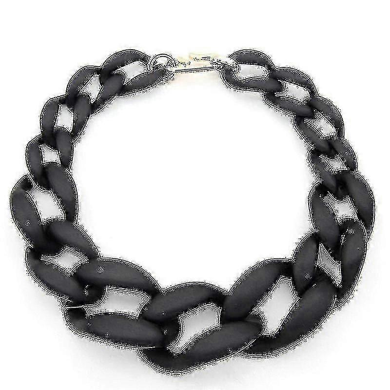 Vintage Resin Acrylic Collar Chunky Choker Statement Bib Chain Necklace Pendants