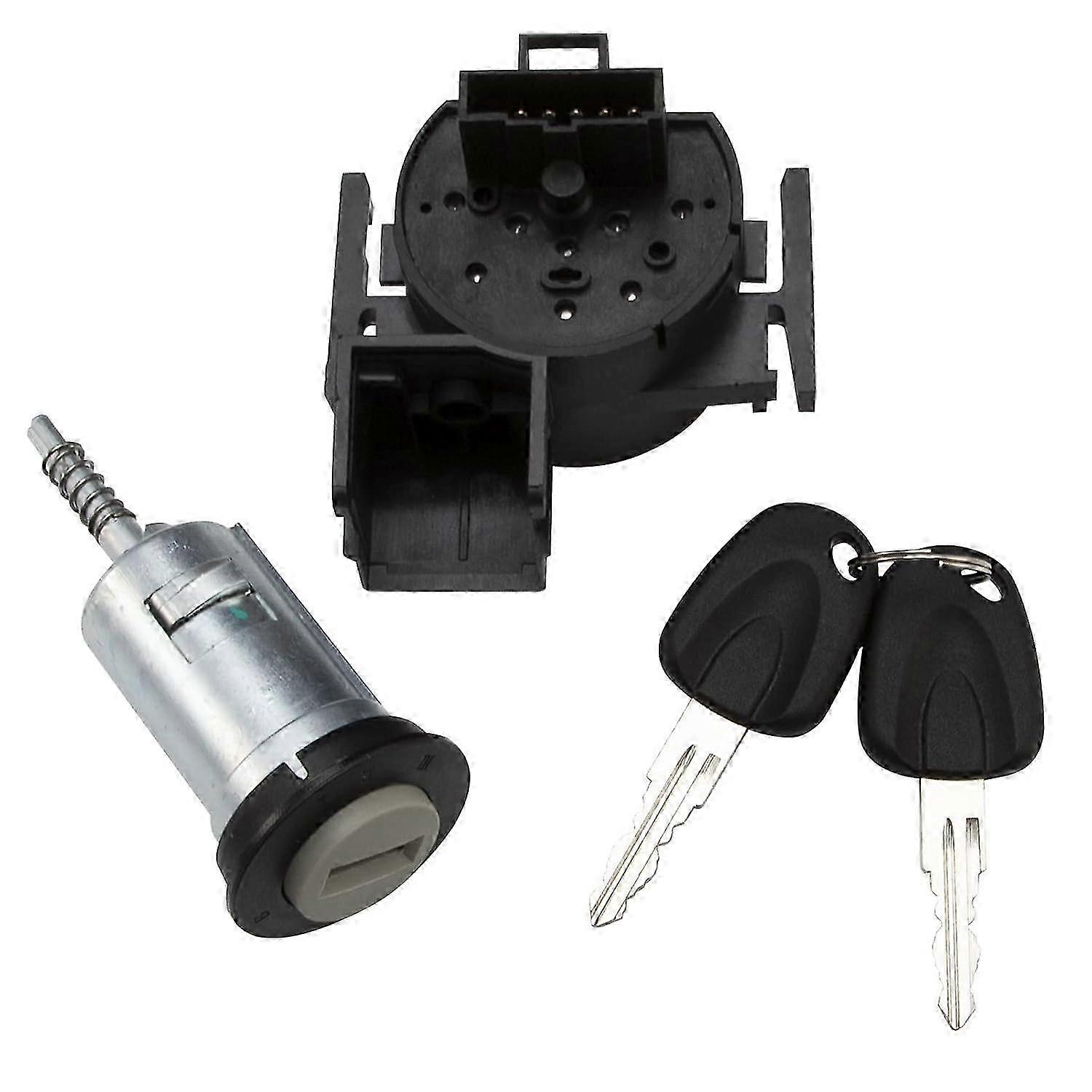 Ignition Lock Set for Corsa Meriva 0913694 0913652 Replacement Keys