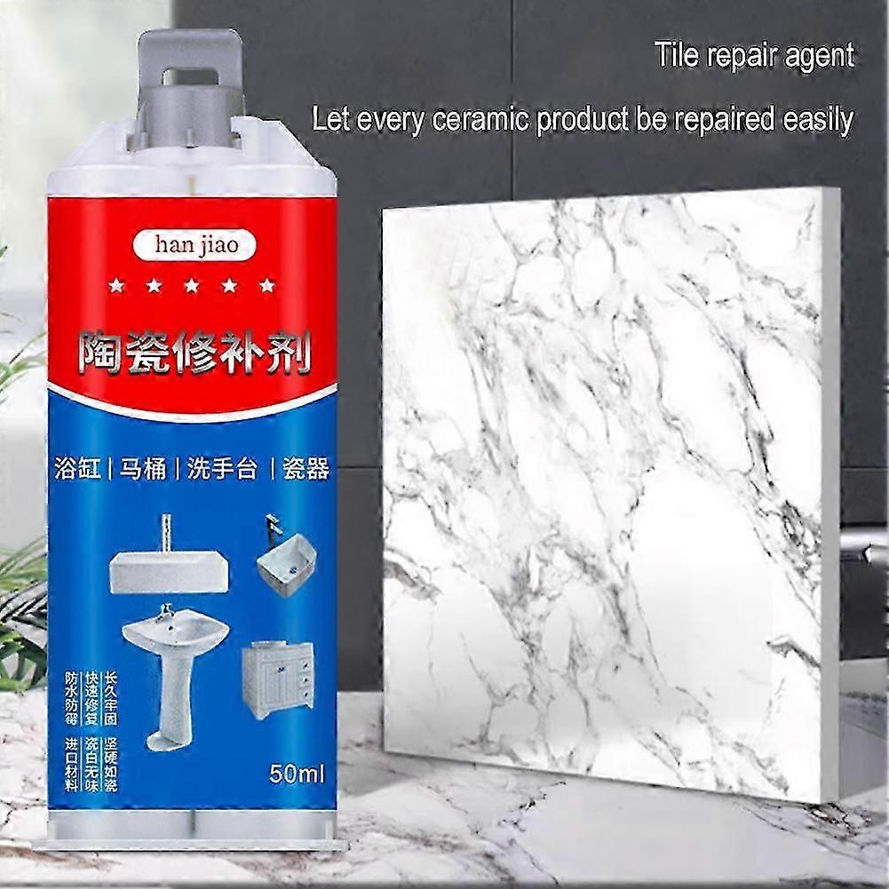Ceramic Tile Repair Paste Kit Quick Drying for Ceramic Tub Toilet Stone Tile