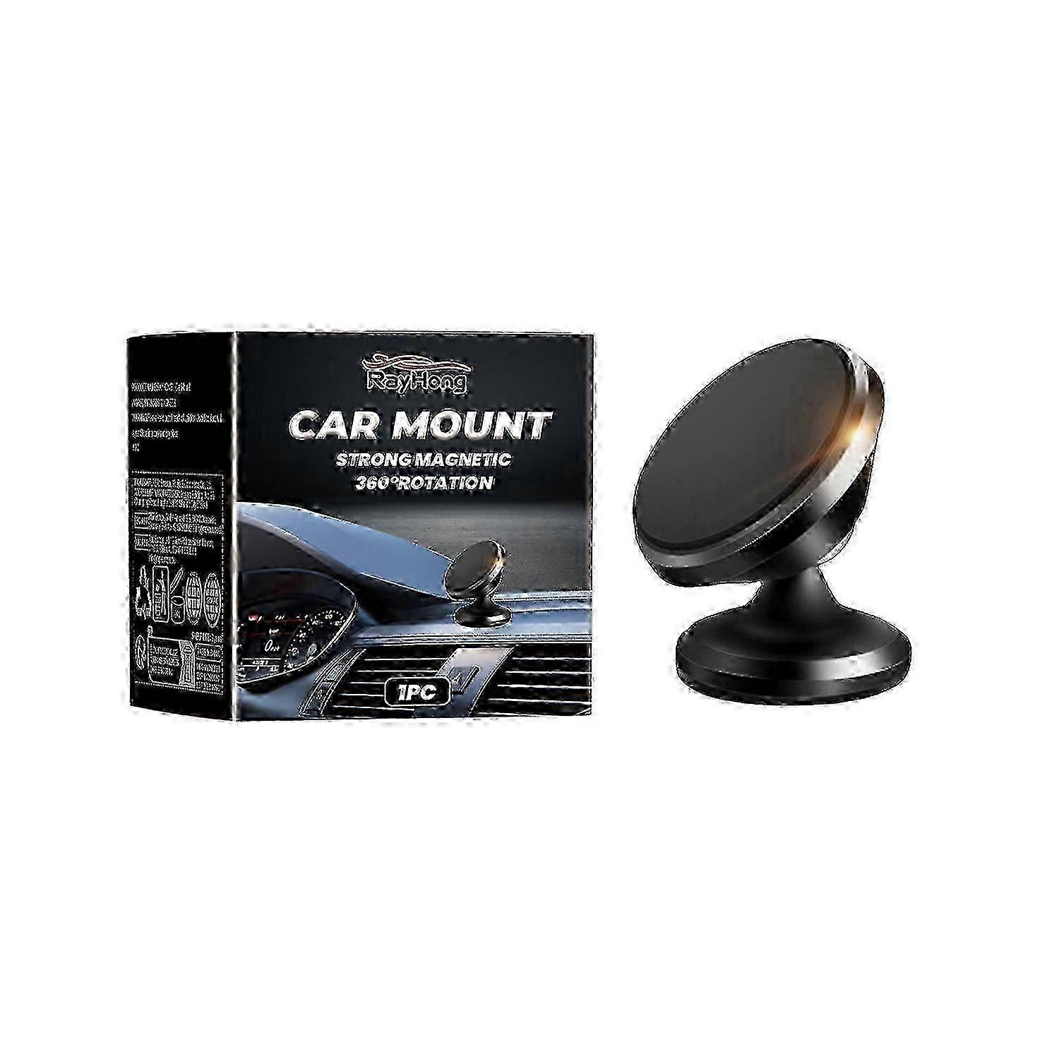 Rayhong Car Holder Car Rotating Dashboard Navigation New Magnetic Folding Phone Holder