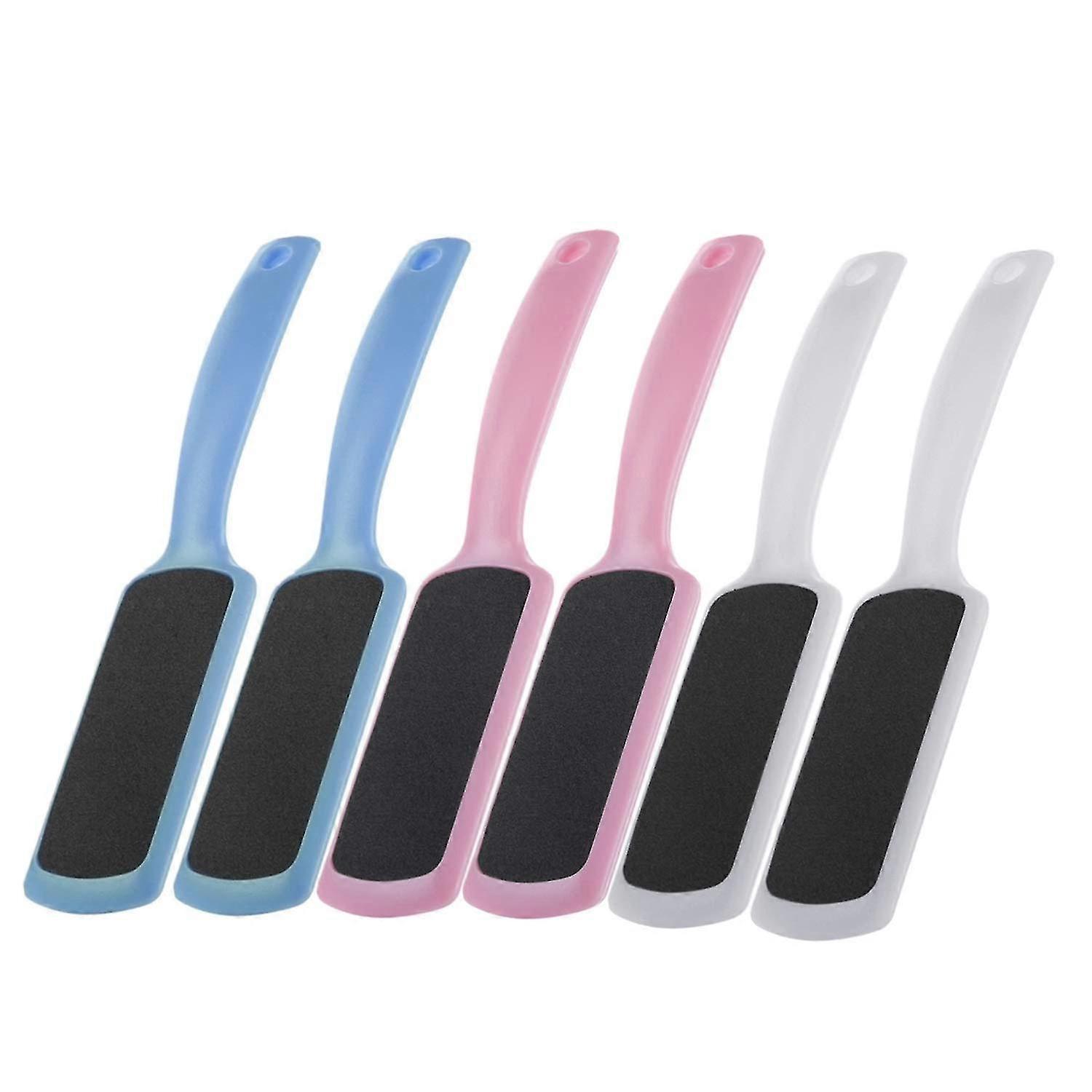 6-Pack Double Sided Foot File Callus Remover & Dead Skin Scrubber