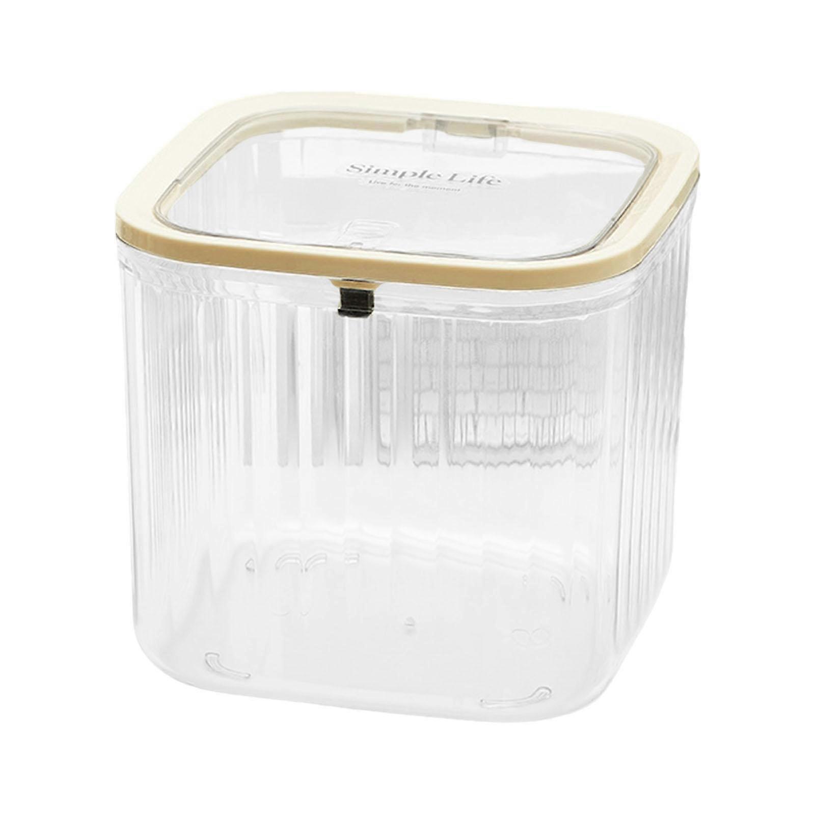 Press Type Trash Can Mini Desktop Storage Box with Lid Creative Storage Bucket