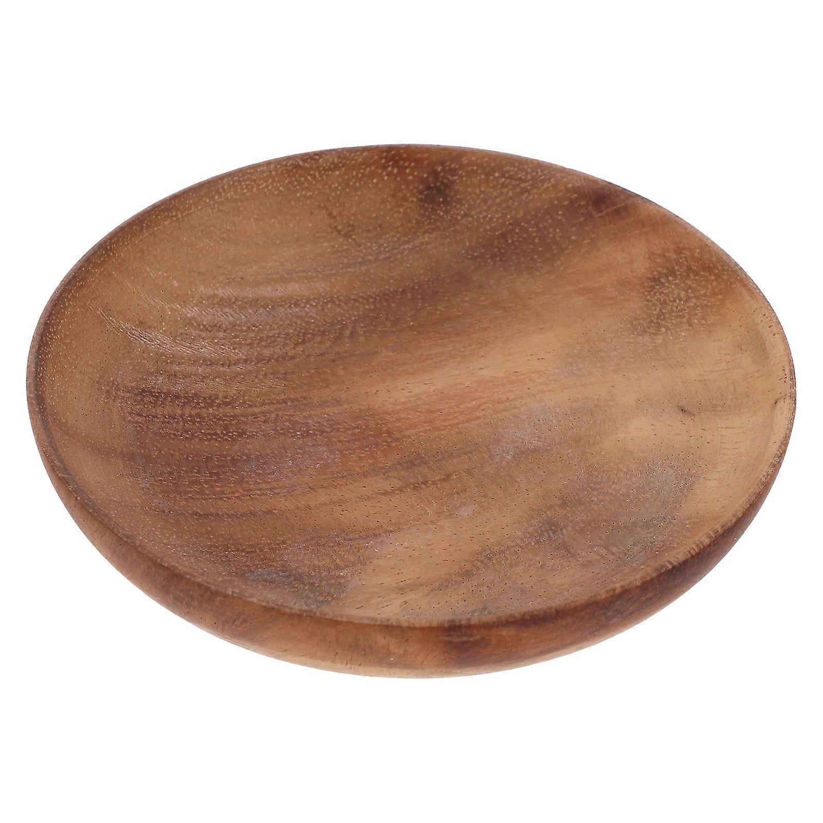 Wooden Bowl, Refined Acacia Craftsmanship for Elegant Table Settings