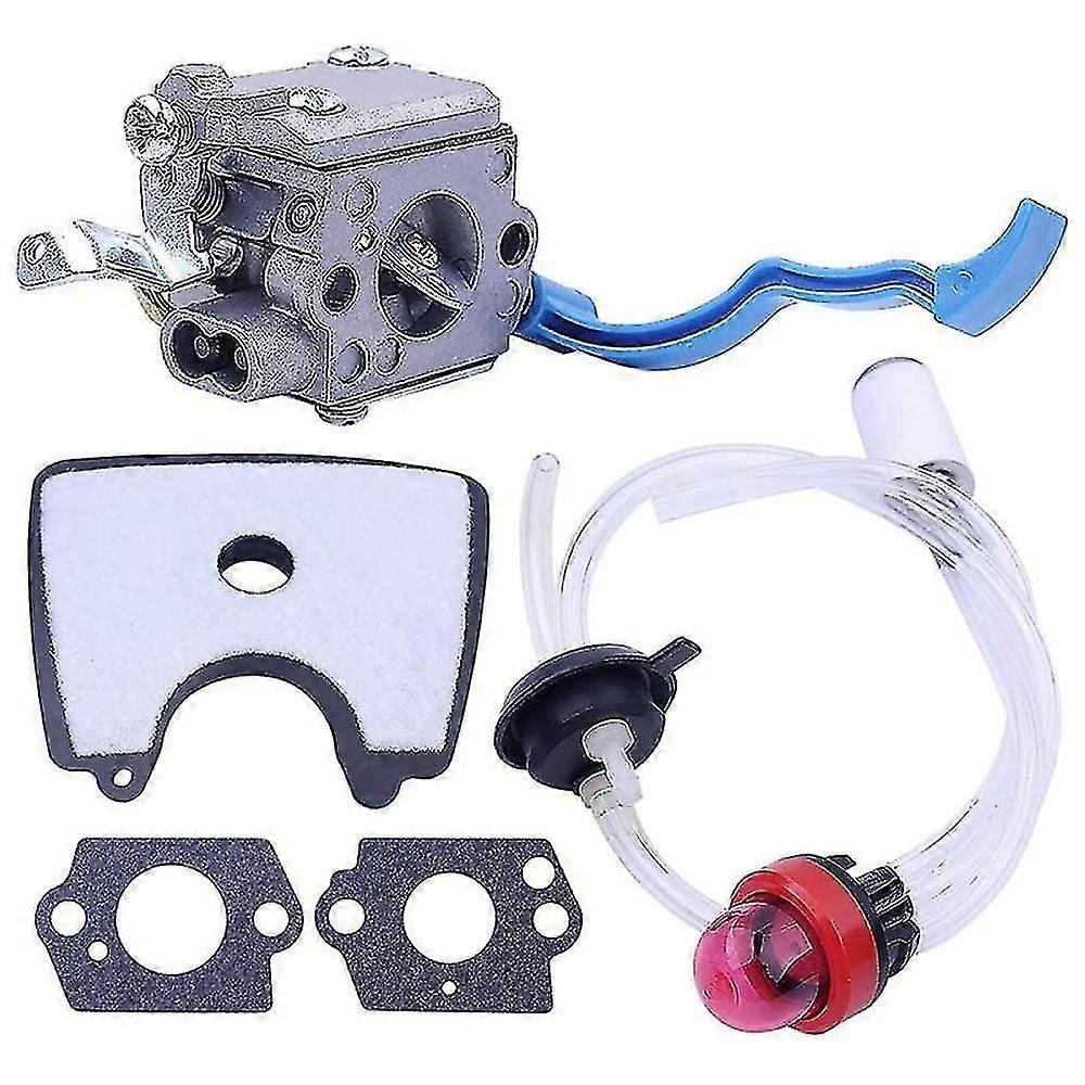 Husqvarna 125b 125bx 125bvxリーフブロワー用キャブレター(エア・燃料フィルター・ライン調整付き)Zam用部品