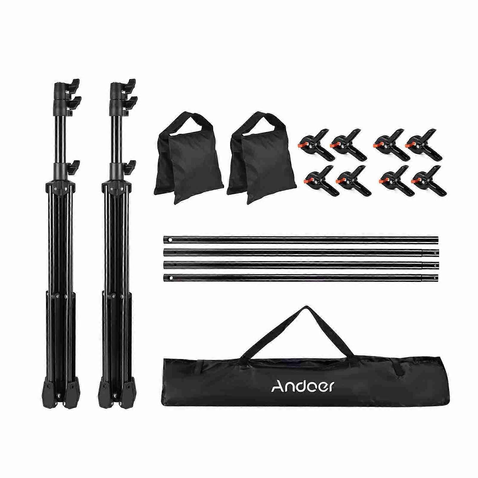 Enhanced Stability Backdrop Support Stand: Adjustable, Robust, Ideal for Photography