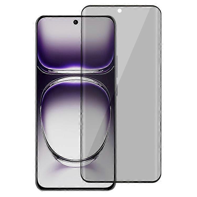 Compatible For Oppo Reno12 Pro 5G (Global) Anti-Spy Tempered Glass Screen Protector 3D Curved Edge