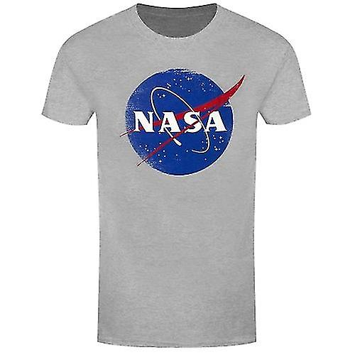 NASA Mens Distressed Logo T-Shirt
