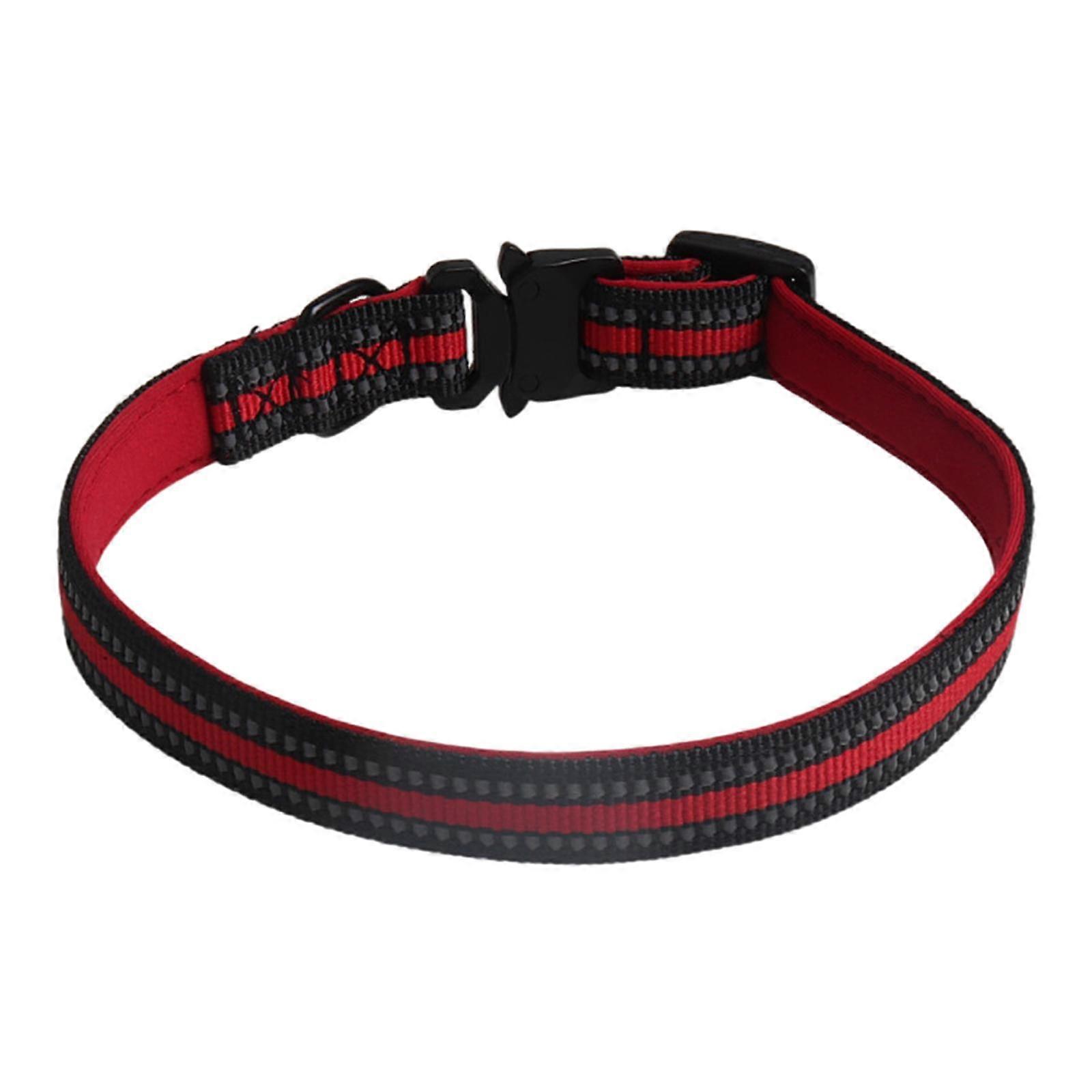Nylon Quick Release Buckle Puppy Collars Durable Pet Cat Collar Red
