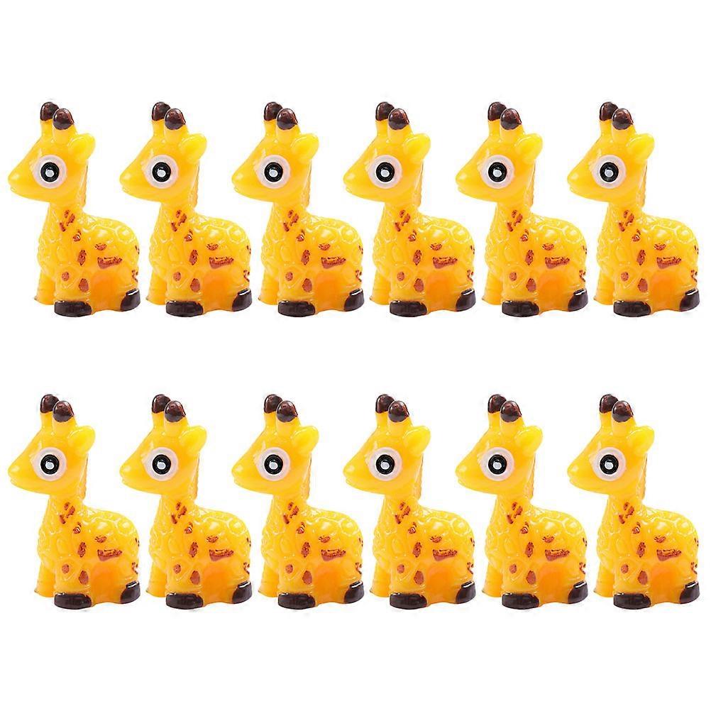 a polished and professional product description based on your input:

 

**12pcs Small Resin Deer Figurines – Miniature Animal Ornaments for Desktop,