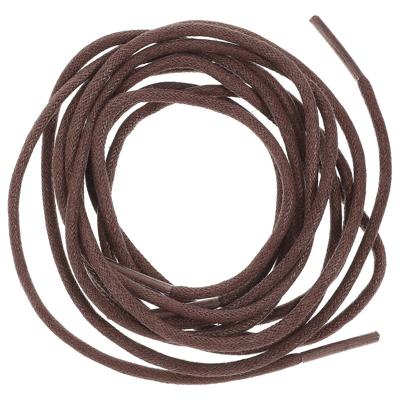 Round Waxed Boot Shoe Laces for Men – Durable & Stylish Replacement Laces for Dress Shoes, Sneakers & Boots