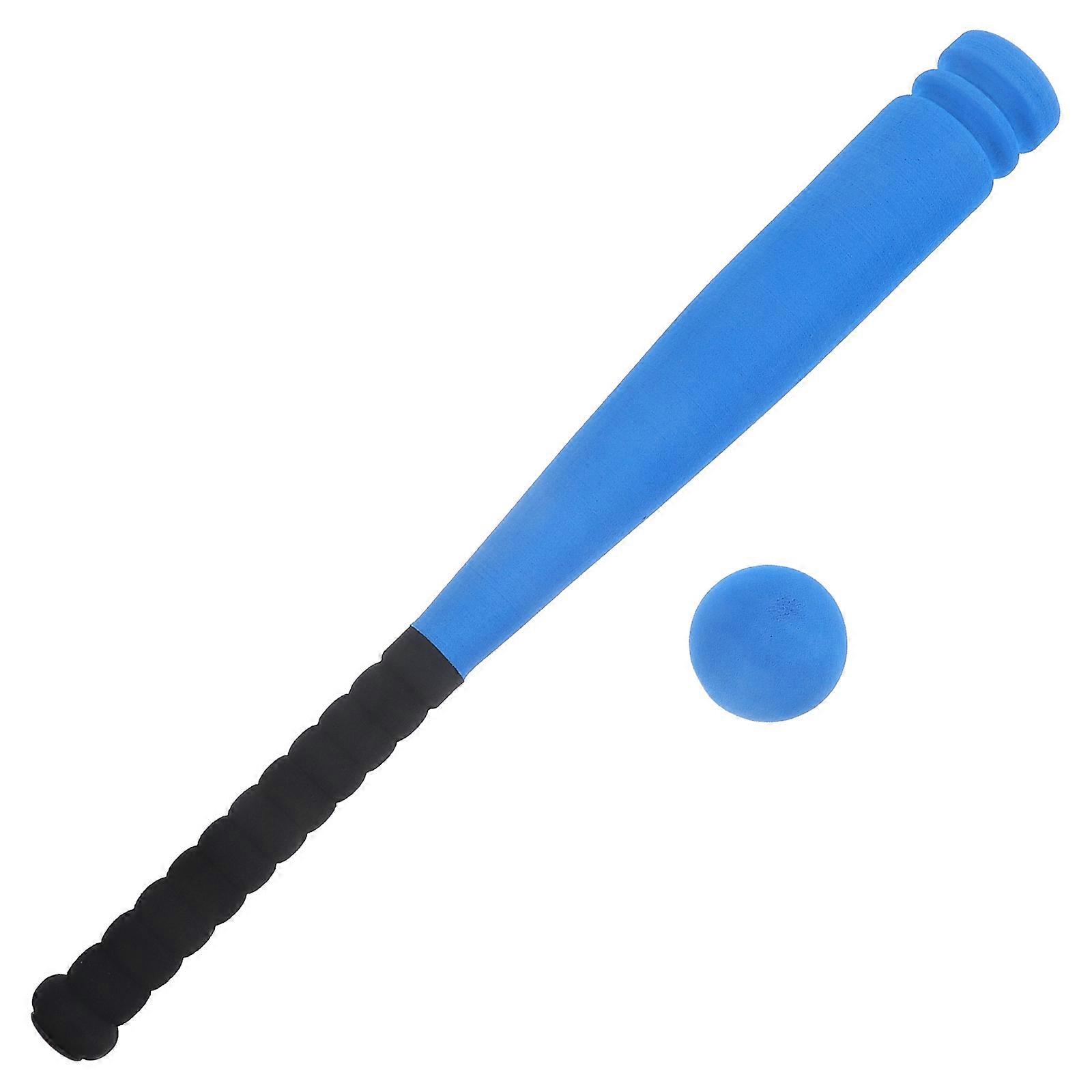 Child Safe Baseball Bat and Ball Set for Ages 3 to 5 Years (Blue)