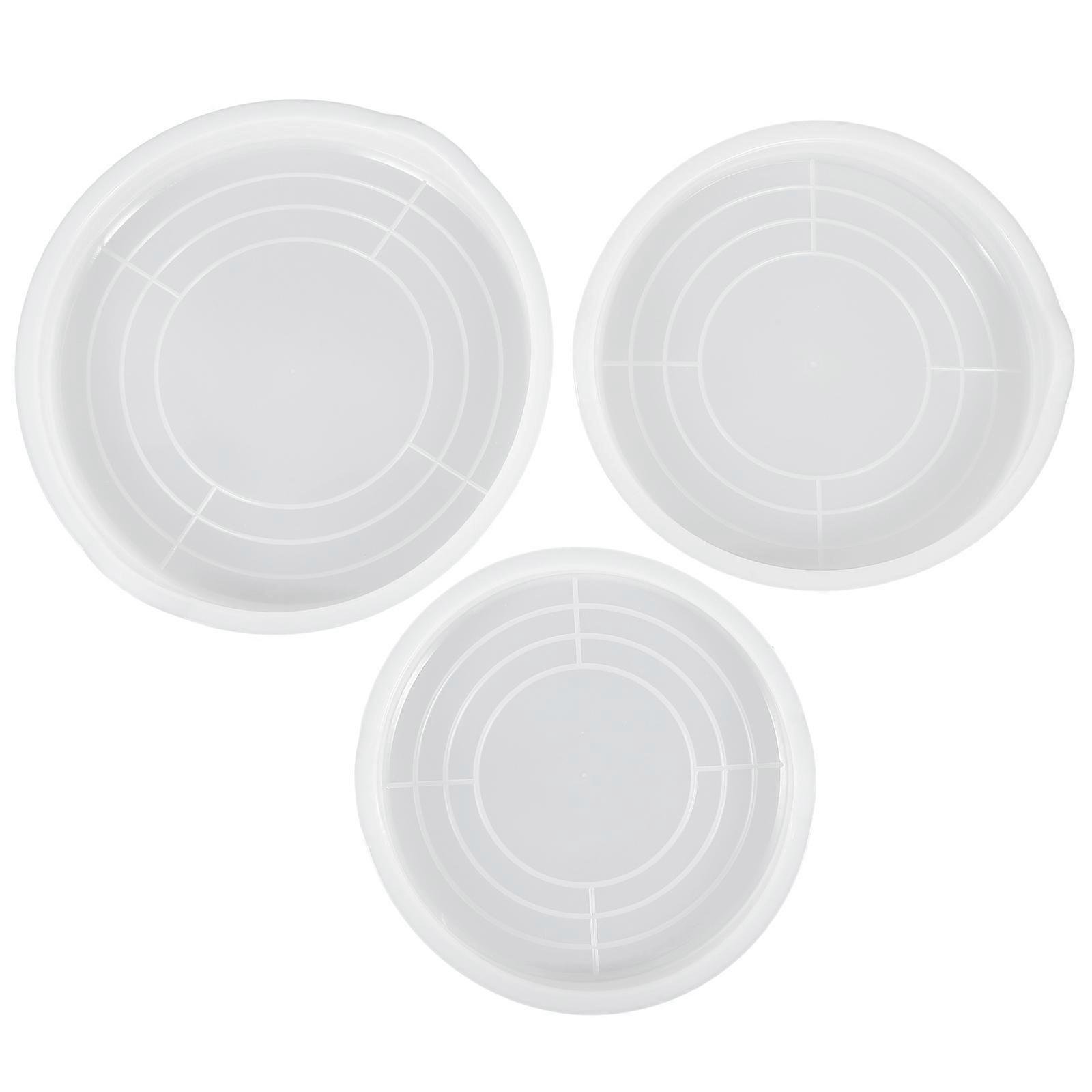 Hamur Yoğurma Kase Kapak Kapağı Mutfak Kase Taşma Önleyici Toz Koruması 3 Adet