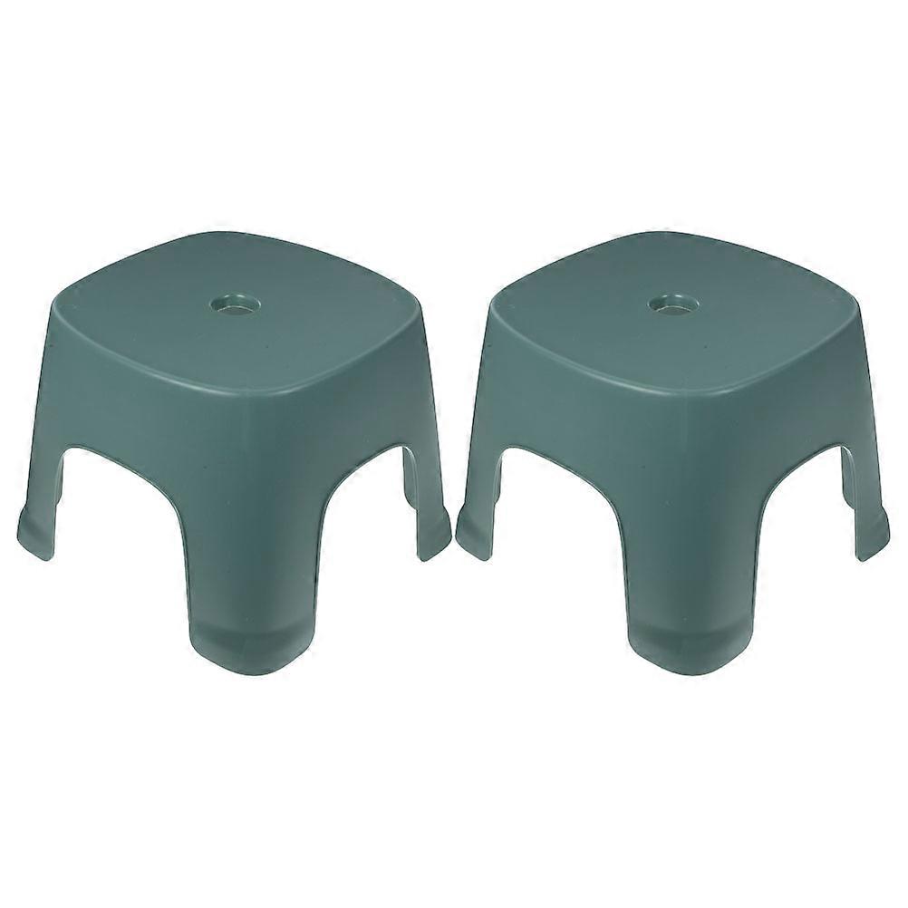 Here's a well structured product description for the **2pcs Non Slip Toilet Stepping Stool Plastic Bathroom Foot Stool For Adults Sturdy Safe Design