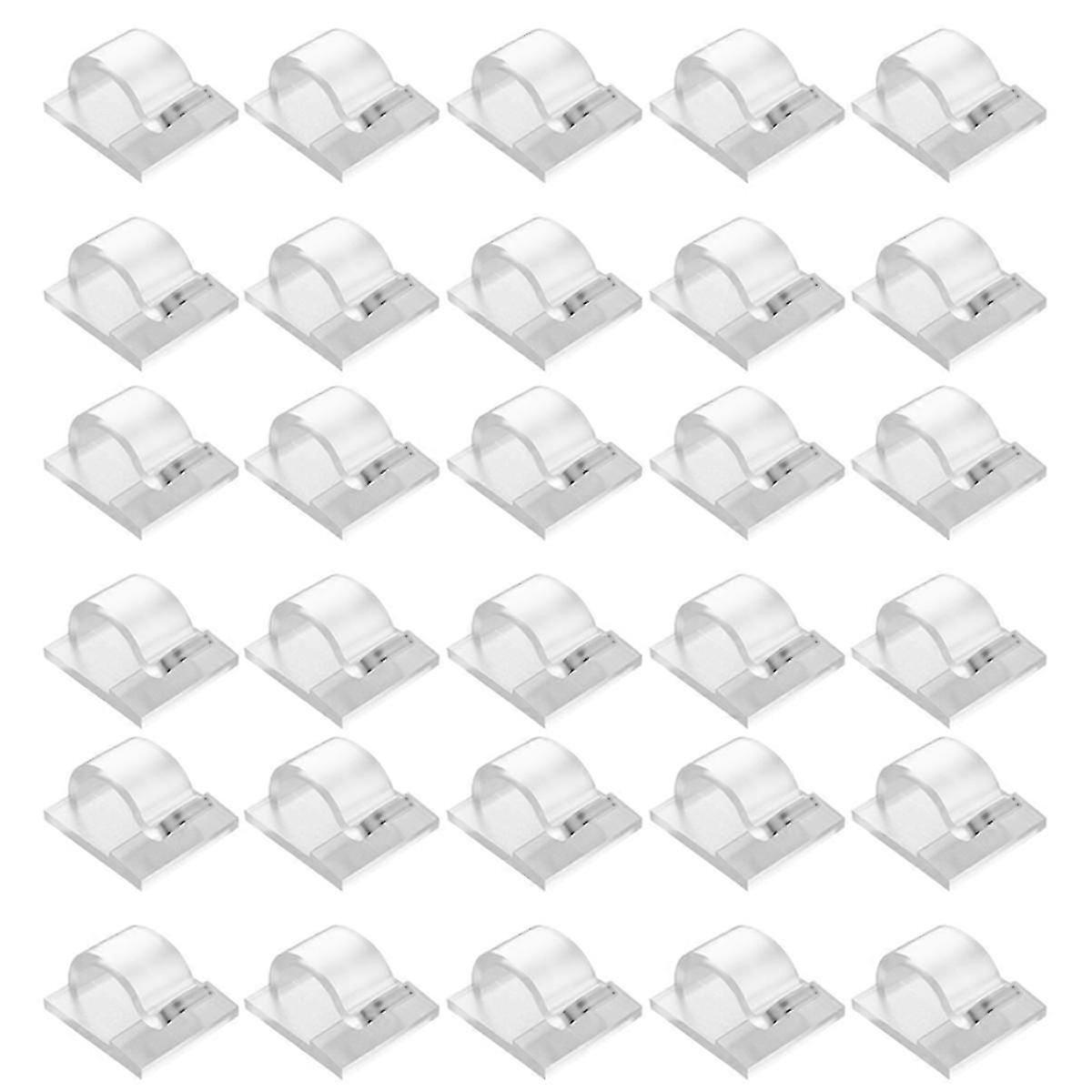 Hooks compatible with Outdoor String Lights Clips 30 Pack Clips Clear Light Hook with 30 Waterproof Adhesive Backing