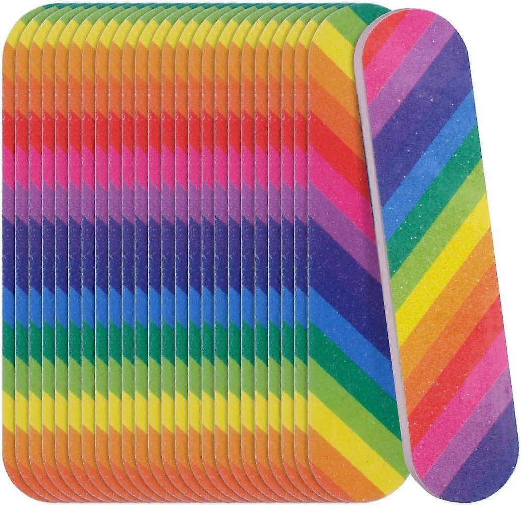 Nagelvijl 100 stuks Nagel Boards Manicure Tools, Gebogen Vingernagels