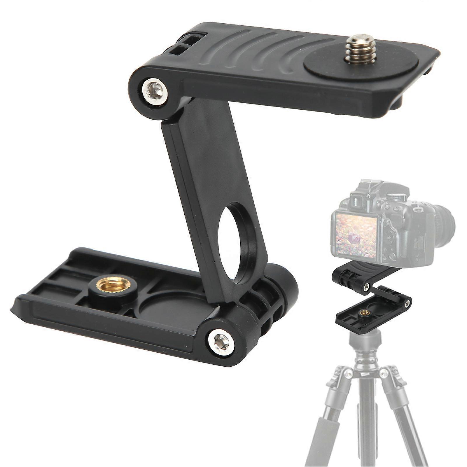 Camera Tripod Z-shaped Tilting Ball Head Folding Mounting Plate Camera Support