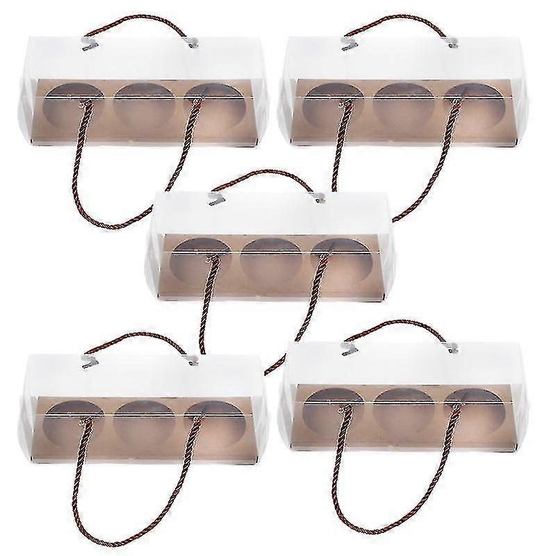 Einfache Eigelb-Puff-Etuis, Set mit 10 stilvollen Ei-Eigelb-Puff-Etuis