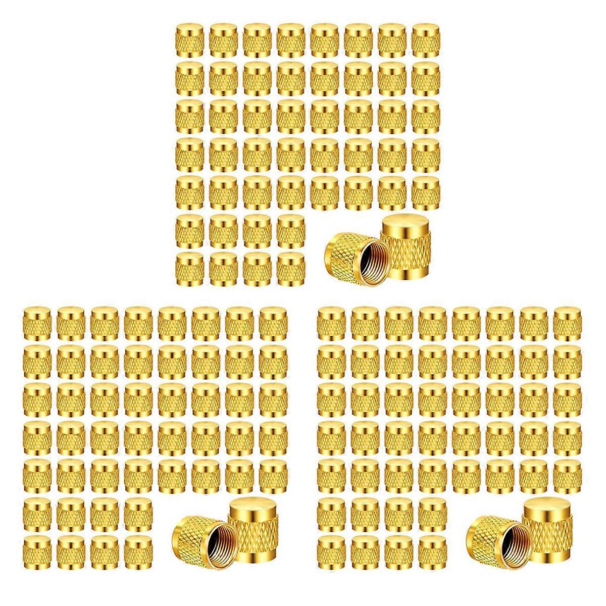 50 Pcs Brass Flare Cap, Solid Brass Caps with Neoprene O Ring Seal