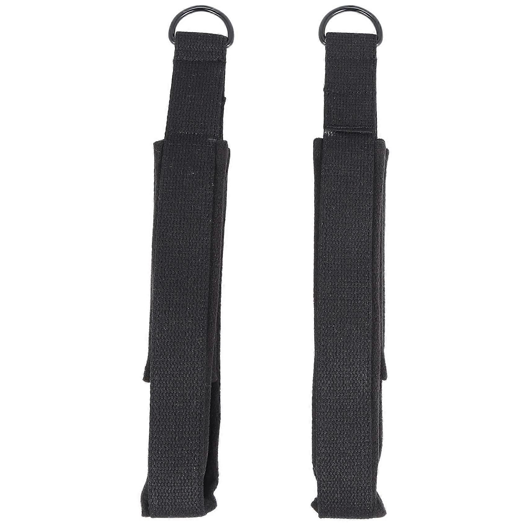 2 PIECES Double Loop Straps, Foot Fitness Equipment Straps, Yoga Double Loop Straps, Padded DRing Ankle Strap Ref: 7035