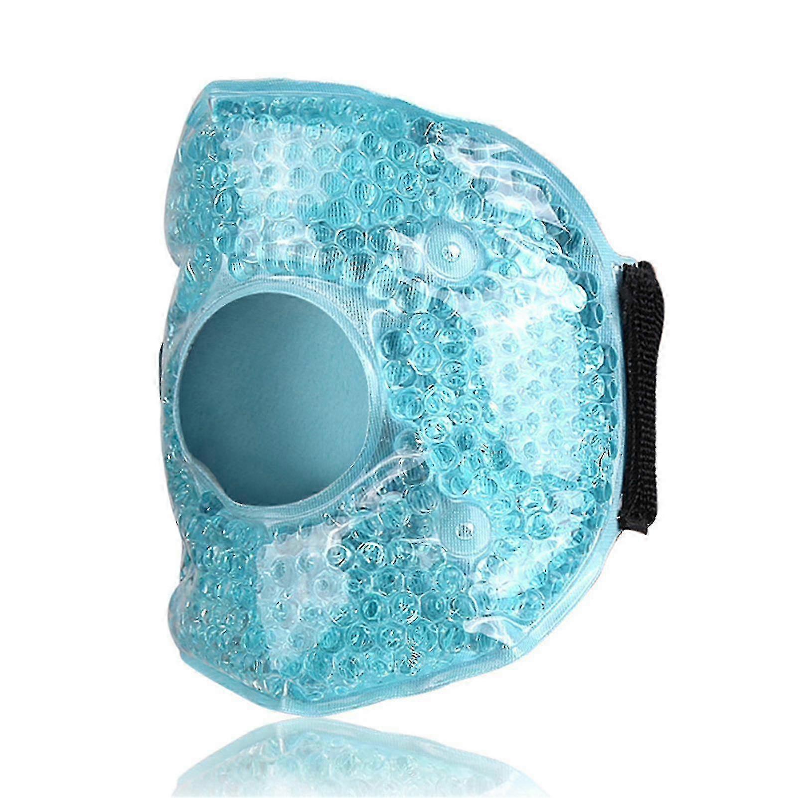 New Reusable Ice Pack for Knee Pain Relief, Hot Cold Compress Pad with Cooling Beads, Suitable for Wrist, Knee, and Ankle Use