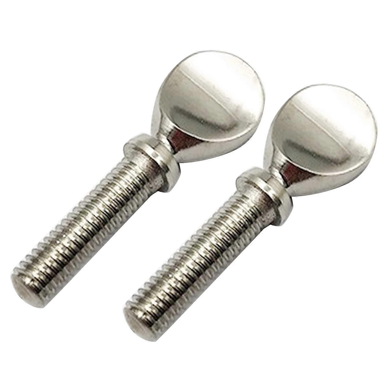 2pcs Gold Silver Color Saxophone Neck Screw Bolt SAX Replacement Tool Parts Woodwind Instrument Accessory Silver