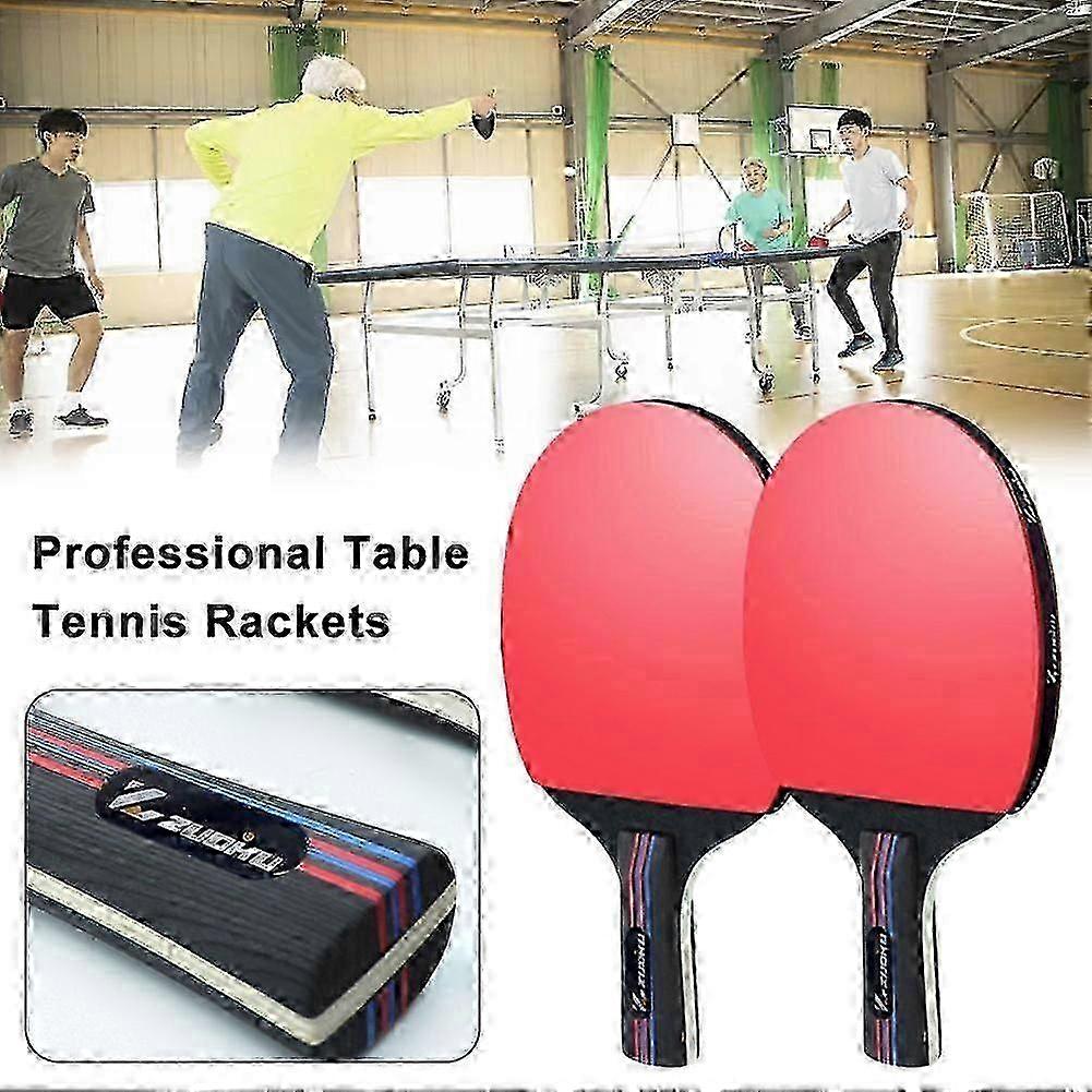 High Elastic Rubber Table Tennis Racket for Beginners