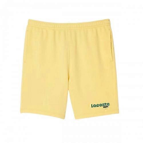 Lacoste Mens Fleece Printed Washed Shorts